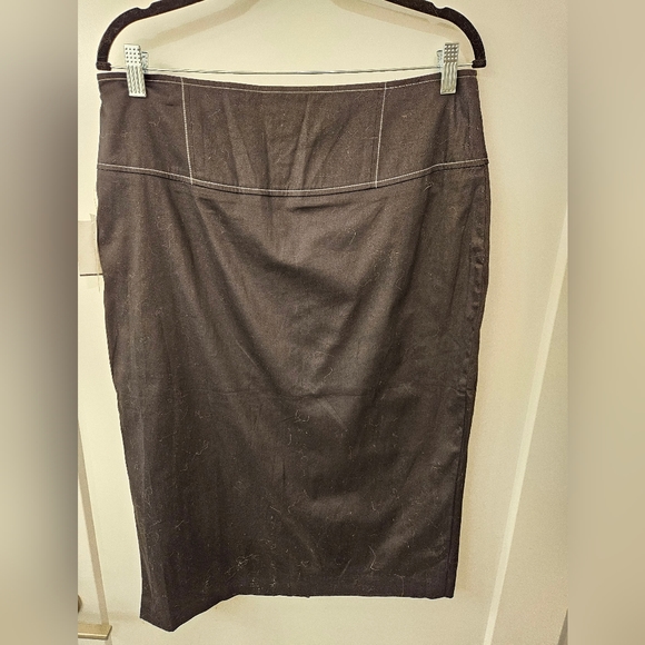 NWT - Courtenay Cotton Black Stretch Skirt - Size 12 - Picture 9 of 9